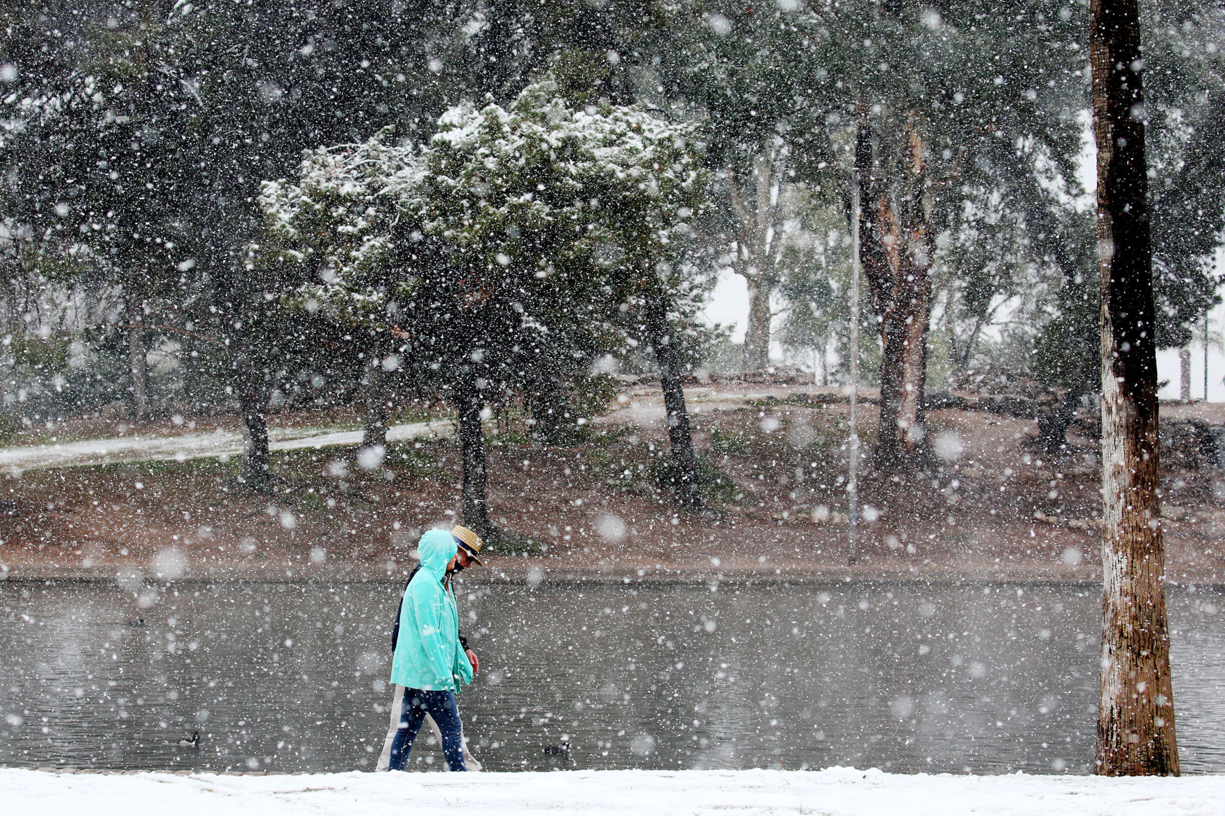 Snow across Tucson